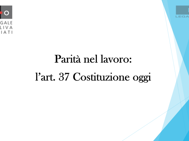 parità nel lavoro